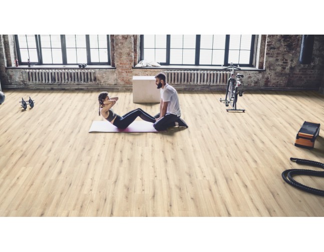 Laminuotos grindys Kaindl AquaPro Select Natural Touch Standard Plank 10.0 Ąžuolas Evoke Vanilla