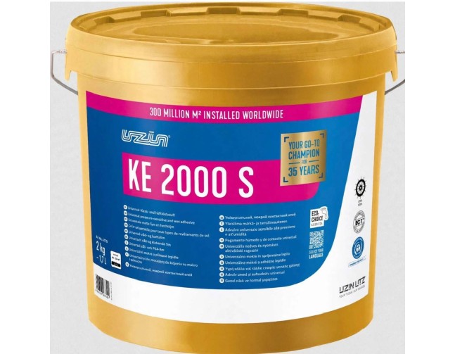 Universalūs klijai lanksčioms dangoms UZIN KE 2000 S, 2 kg