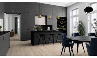 Akcija! Trisluoksnė parketlentė Boen Castle Live Pure Ąžuolas Pale White Shabby 209 MM