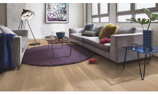 Trisluoksnė parketlentė Boen Plank Ąžuolas White Andante 138 MM