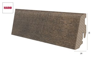 Laminuota grindjuostė Haro Ąžuolas Bergamo Antique Smoked 19*58