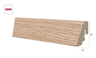 Laminuota grindjuostė Haro Ąžuolas Portland Puro 19*39 MM