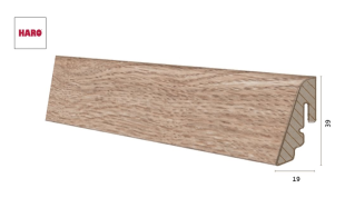 Laminuota grindjuostė Haro Ąžuolas Savona Nature 19*39 MM