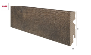 Laminuota grindjuostė Haro Ąžuolas Bergamo Antique Smoked 15*80