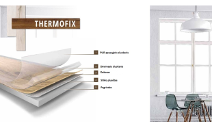 Vinilo danga Fatra Thermofix Wood Skroblas White 2,5 MM