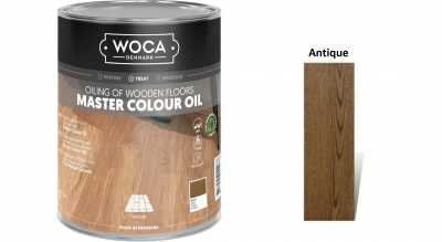 Alyva medinėms grindims Woca Master Colour Oil Antique, 1 L