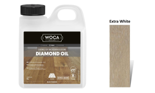 Alyva medinėms grindims Woca Daimond Oil Extra White, 1 L