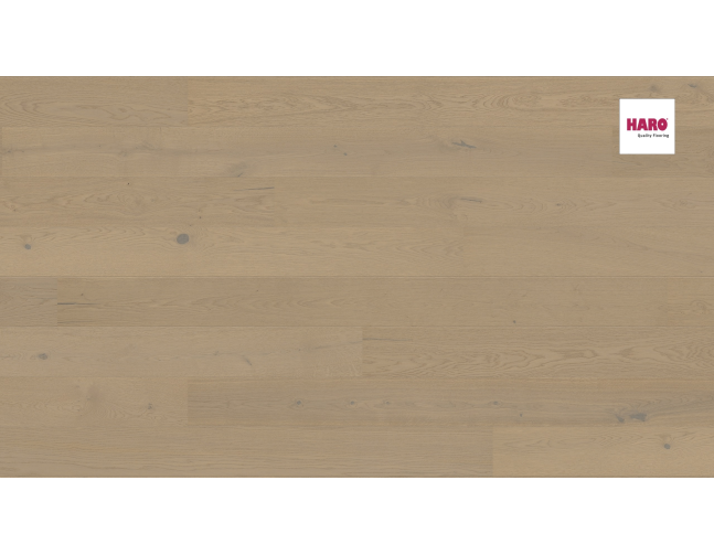 Trisluoksnė parketlentė Haro Plank Ąžuolas Sand Grey Sauvage 2V