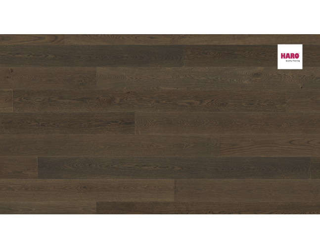 Trisluoksnė parketlentė Haro Plank Ąžuolas Reed Brown Markant 4V