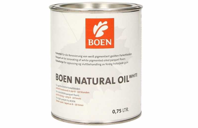 Alyva medinėms grindims Boen Natural Oil White, 0.75 L
