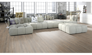 Vinilo danga One Flor ECO 30 PLANKS Ąžuolas Rustic Light Grey 2 MM