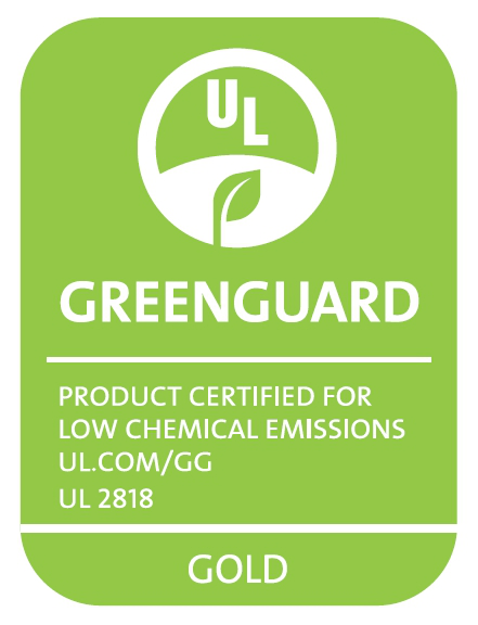 Greenguard sertifikatas suteikiamas itin mažos emisijos gaminiams, kurių dėka galima išlaikyti patalpų orą švarų bei nekenksmingą.