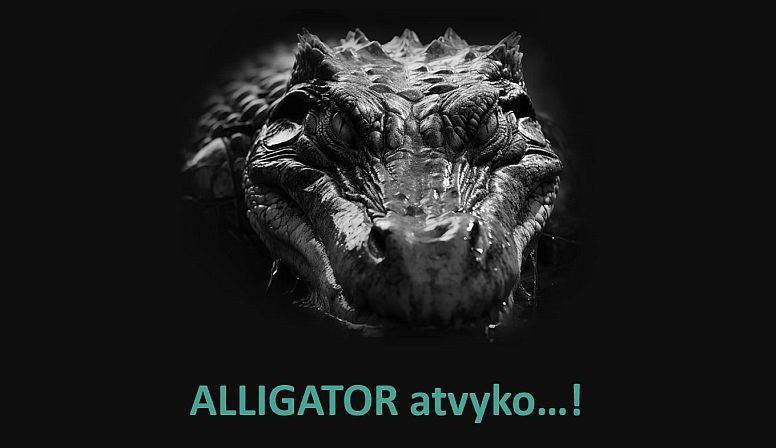 Naujos kartos laukinės galios grindų danga Alligator!